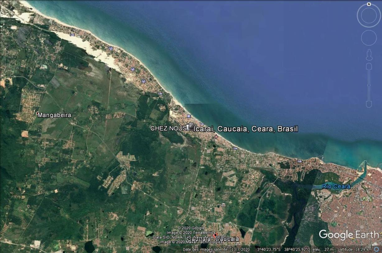 Hospedaria Chez Nous Caucaia Exteriör bild
